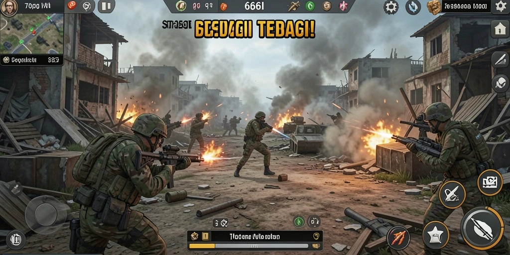 Gameplay menegangkan pada 666I dengan strategi yang mendalam.