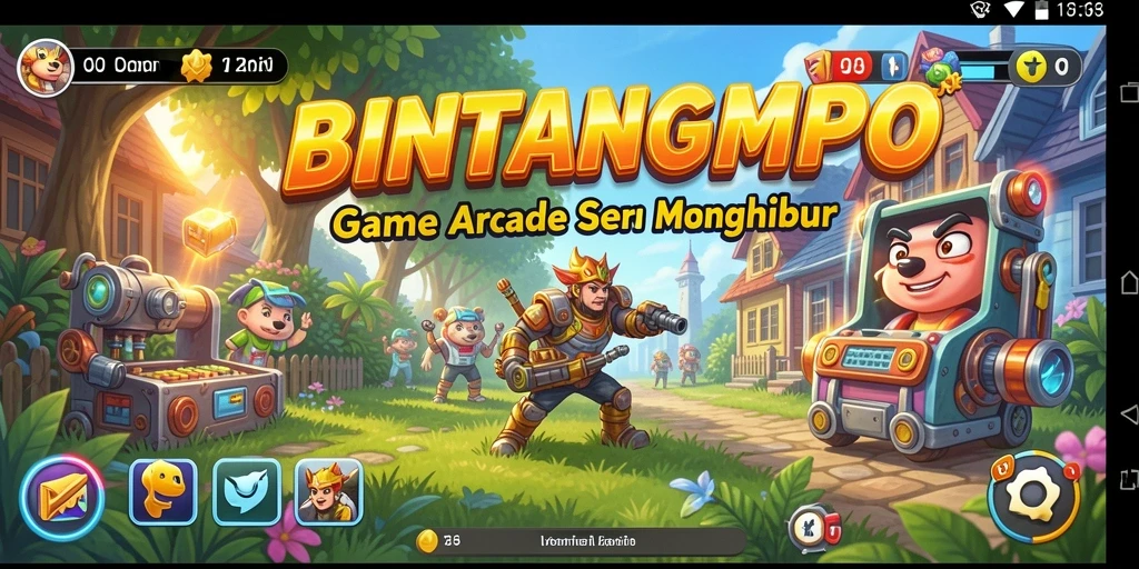 Tampilan gameplay seru dari BINTANGMPO yang memanjakan mata.