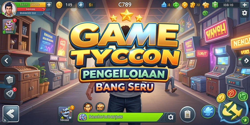 Tampilan gameplay C789 yang menarik dan menantang dalam manajemen bisnis.
