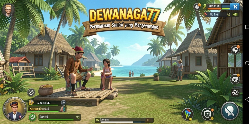 Tangkapan layar utama <strong>DEWANAGA77</strong> menampilkan gameplay yang penuh warna dan interaktif.
