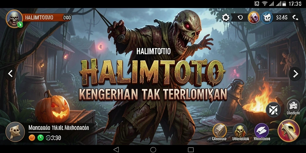 Tangkapan layar gameplay menunjukkan momen menegangkan di HALIMTOTO.
