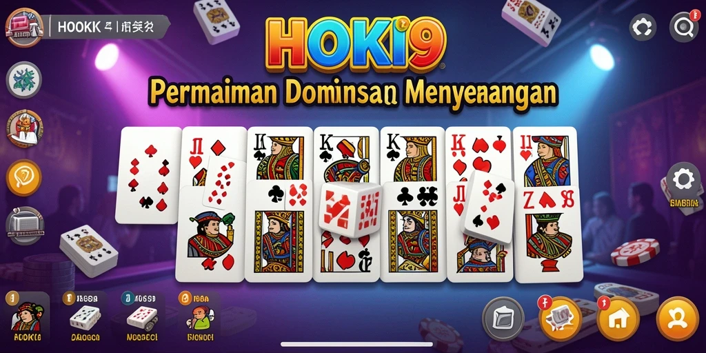 Tampilan gameplay seru dalam HOKI9 untuk pengalaman Domino.