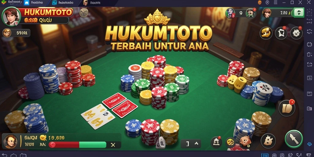 Tampilan gameplay seru dalam HUKUMTOTO yang penuh strategi dan tantangan.