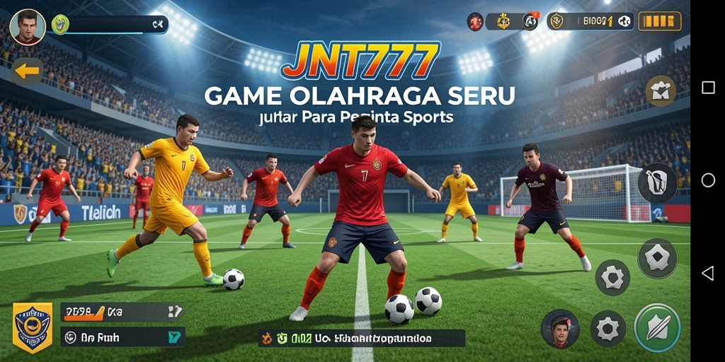 Tampilan gameplay JNT777 yang menarik dalam pertandingan olahraga.