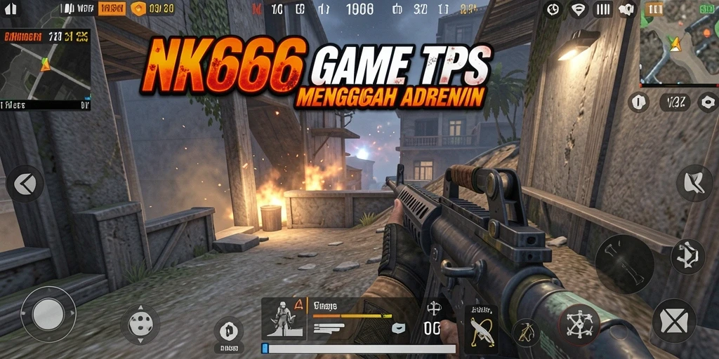 Gameplay intens NK666 dalam peperangan TPS.