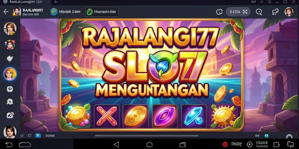Screenshot gameplay RAJALANGIT77 yang menampilkan momen menang besar.