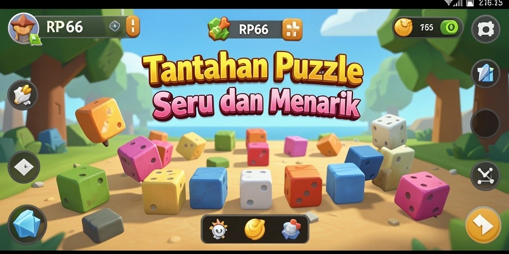 Screenshot gameplay RP66 menampilkan tantangan puzzle yang menarik.
