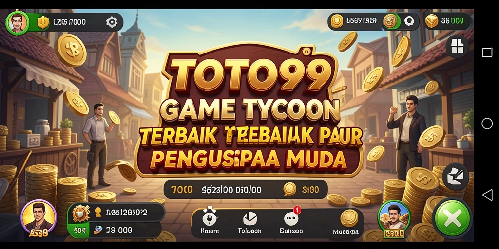 Tangkapan layar gameplay <strong>TOTO99</strong> menunjukkan manajemen bisnis yang mendetail.